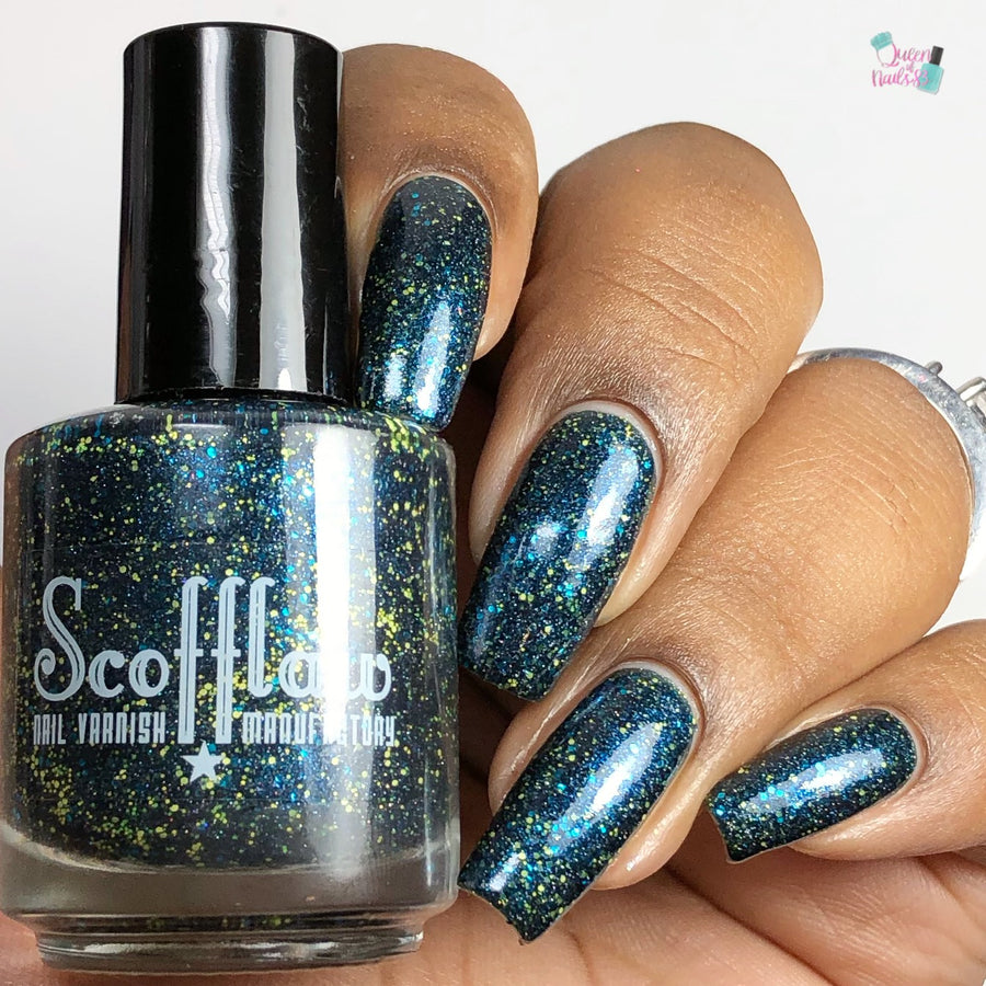 Scofflaw Indie Nail Varnish - The Slitherclaw Ravenpuffs